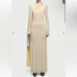 Chats by C.DAM Evana dress in Butter Yellow